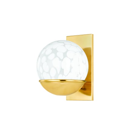 Mitzi Cleo 10" Tall Wall Sconce Aged Brass
