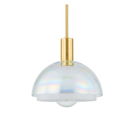 Mitzi Modena 13" Wide Pendant Aged Brass