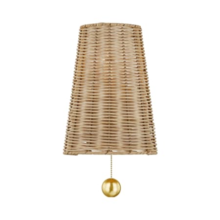 Mitzi Naida 14" Tall Wall Sconce Aged Brass