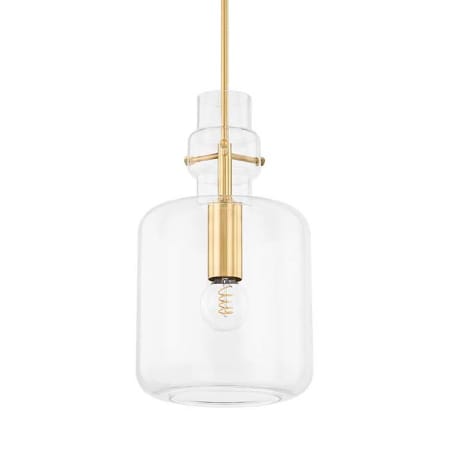 Mitzi Lumi 11" Wide Pendant Aged Brass