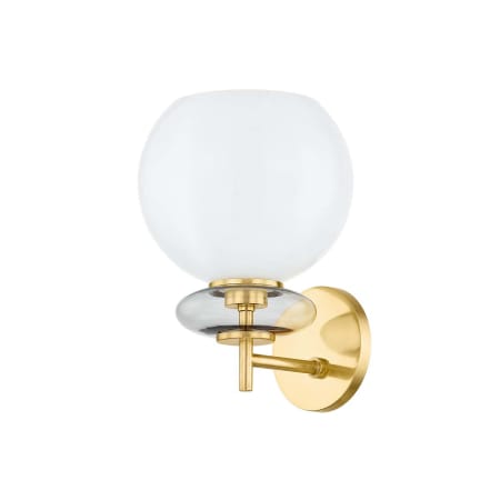 Mitzi Alexia 11" Tall Wall Sconce Aged Brass