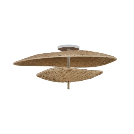 Mitzi Marigold 3 Light 24" Wide Semi-Flush Ceiling Fixture Aged Brass