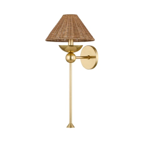 Mitzi Perilla 22" Tall Wall Sconce Aged Brass