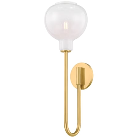 Mitzi Estelle 22" Tall Wall Sconce Aged Brass