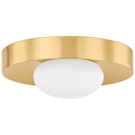 Mitzi Pepa 11" Wide LED Flush Mount Ceiling Fixture Aged Brass