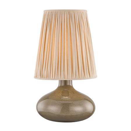 Mitzi Clementine 21" Tall Vase Table Lamp Aged Brass / Ceramic Mocha Luce