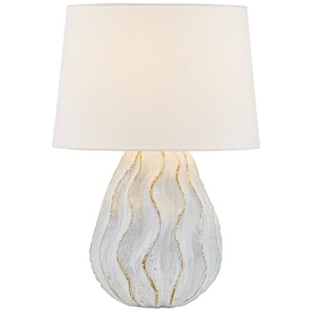 Mitzi Karla 21" Tall Accent Table Lamp Aged Brass / Ceramic Sea Salt