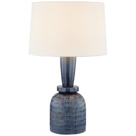 Mitzi Russo 28" Tall Accent Table Lamp Aged Brass / Ceramic Washed Cobalt