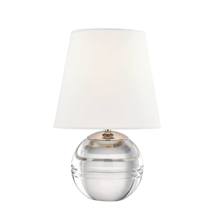 Mitzi Nicole Single Light 13" Tall Vase Table Lamp Polished Nickel