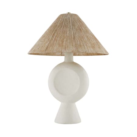 Mitzi Centella 35" Tall Vase Table Lamp Aged Brass / White Plaster