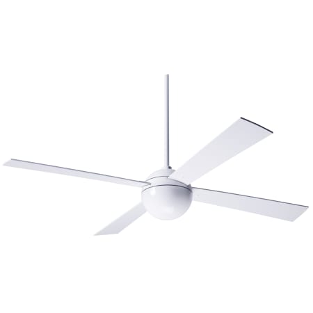 Modern Fan Co. Ball 52" 4 Blade Outdoor Ceiling Fan with Custom Blade and Control Options Gloss White