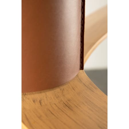 Tan Leather sleeve and Maple blades closeup