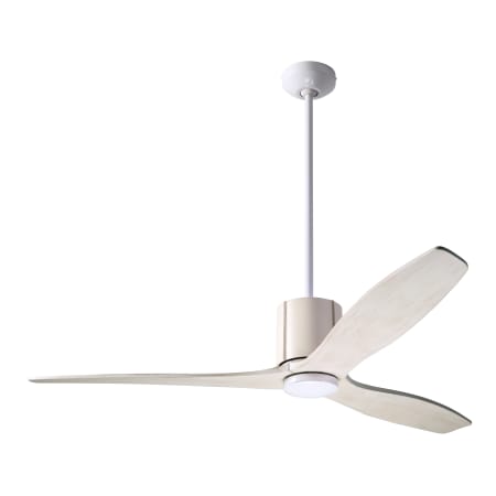 Gloss White finish and Ivory Leather wrap with Whitewash blades
