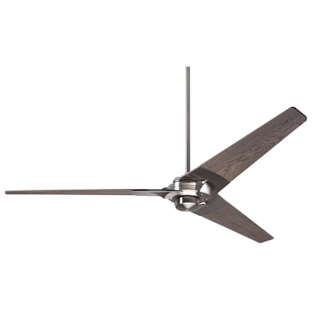 Modern Fan Co. Torsion 62" 3 Blade Outdoor Ceiling Fan with Custom Blade and Control Options Bright Nickel
