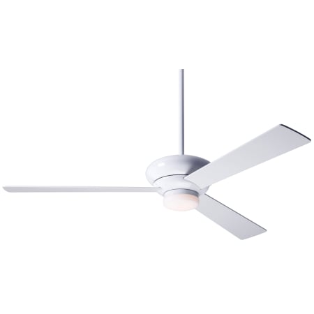 Modern Fan Co. Altus 52" 3 Blade Outdoor Ceiling Fan with Custom Blade, Light Kit, and Control Options Gloss White