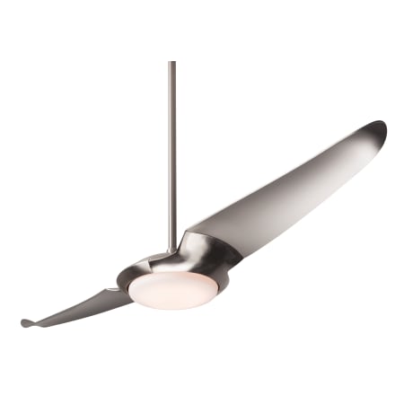 Modern Fan Co. IC/Air2 56" 2 Blade Indoor Ceiling Fan with Light Kit, Custom Blade and Control Options Bright Nickel