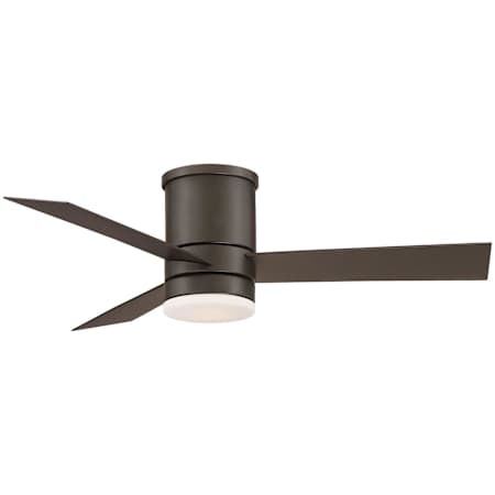 Modern Forms Axis 44" 3 Blade Indoor / Outdoor Smart LED Hugger Ceiling Fan Bronze / 2700K