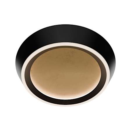 Modern Forms Tinzel 18" Wide 3500K LED Flush Mount Ceiling Fixture / Wall Sconce Black / Gold Leaf