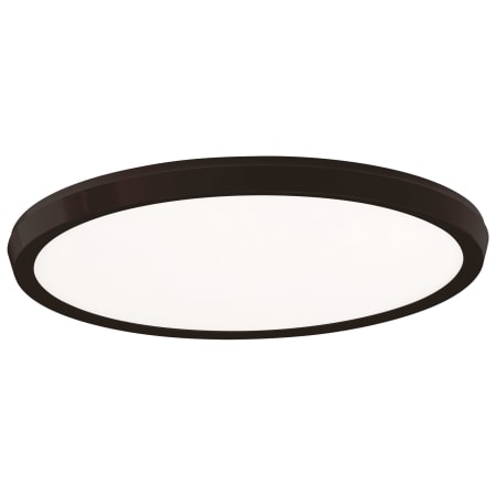 Modern Forms Argo 19" Wide LED Flush Mount Ceiling Fixture / Wall Sconce with Smooth White Acrylic Shade Black