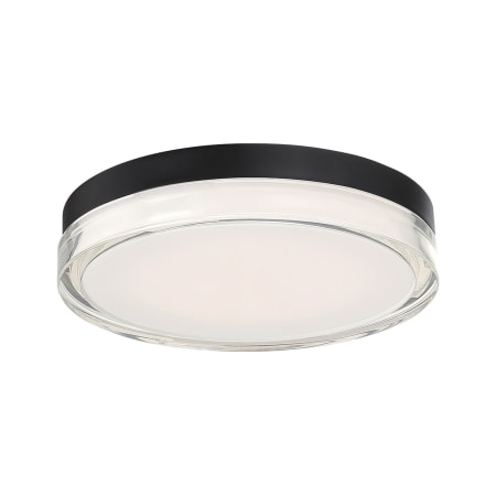 Modern Forms Pi 12" Wide LED Flush Mount Drum Ceiling Fixture Black