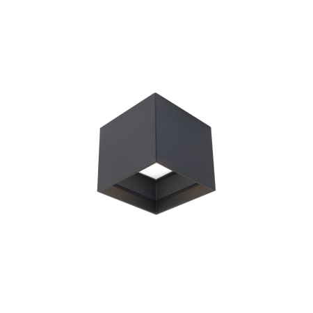 Modern Forms Kube 5" Wide LED Outdoor Flush Mount Square Ceiling Fixture - Switchable 3000K / 3500K / 4000K Black