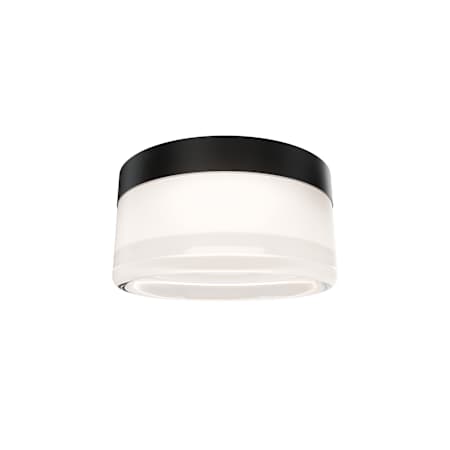 Modern Forms Tuck II 5" Wide LED Flush Mount Sauna Ceiling Fixture with Concave Shade Black