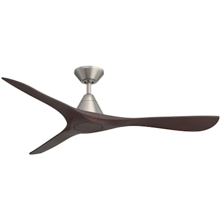 Modern Forms Carve 60" 3 Blade Indoor / Outdoor Smart Ceiling Fan Antique Nickel / Dark Walnut