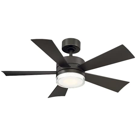 Modern Forms Wynd 42" 5 Blade Indoor / Outdoor Smart LED Ceiling Fan Bronze / 2700K