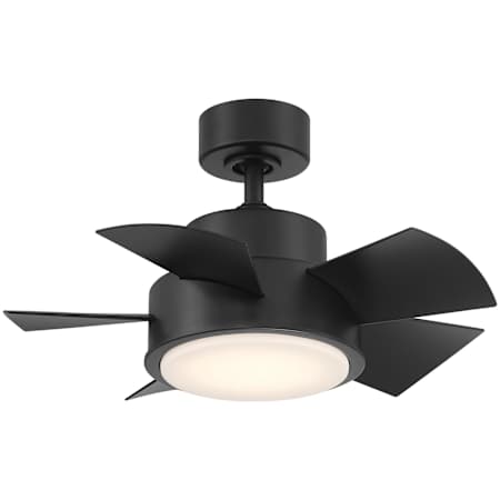 Modern Forms Vox 26" 5 Blade Indoor / Outdoor Smart LED Hanging Ceiling Fan Matte Black / 3000K
