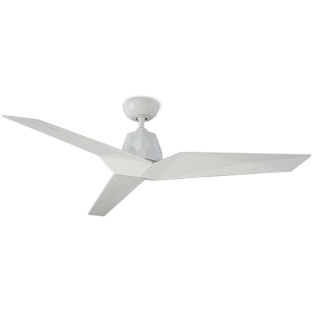 Modern Forms Vortex 60" 3 Blade Indoor / Outdoor Smart Ceiling Fan Gloss White