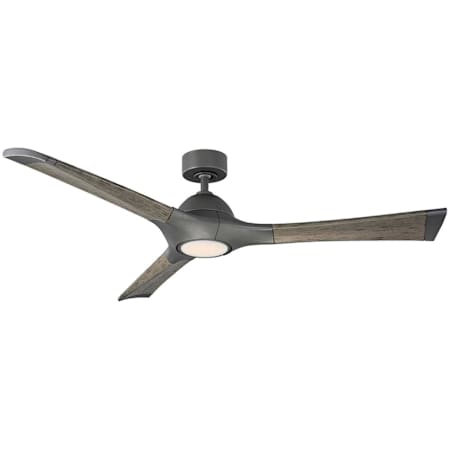 Modern Forms Woody 60" 3 Blade Indoor / Outdoor Smart LED Ceiling Fan Graphite / 2700K