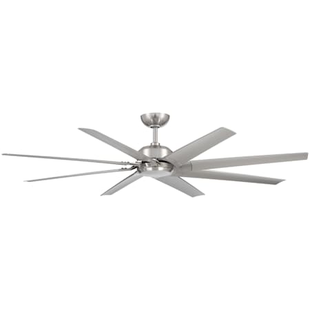 Modern Forms Roboto XL 70" 8 Blade Indoor / Outdoor Smart Ceiling Fan Brushed Nickel