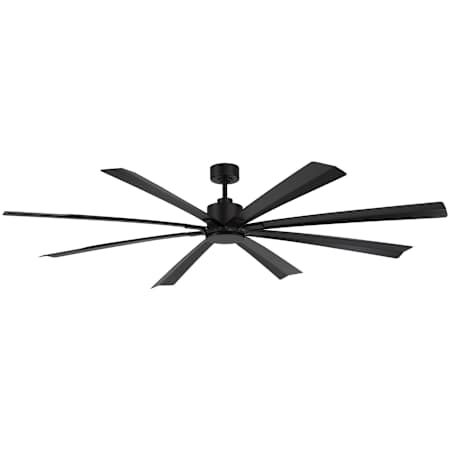 Modern Forms Size Matters 84" 8 Blade Indoor / Outdoor Smart Ceiling Fan Matte Black