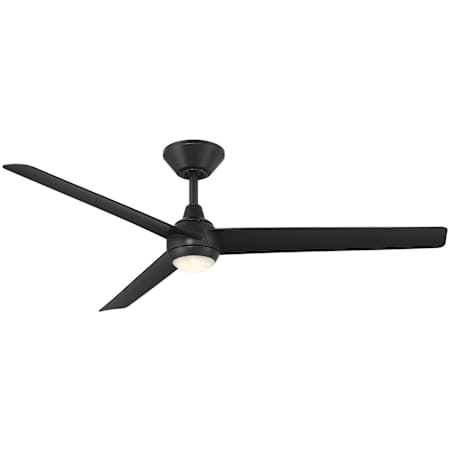 Modern Forms Pisces 54" 3 Blade Indoor / Outdoor Smart LED Ceiling Fan Matte Black