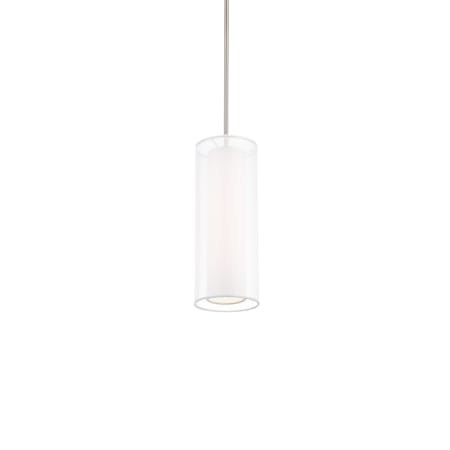 Modern Forms Metropolis 5" Wide LED Mini Pendant Brushed Nickel