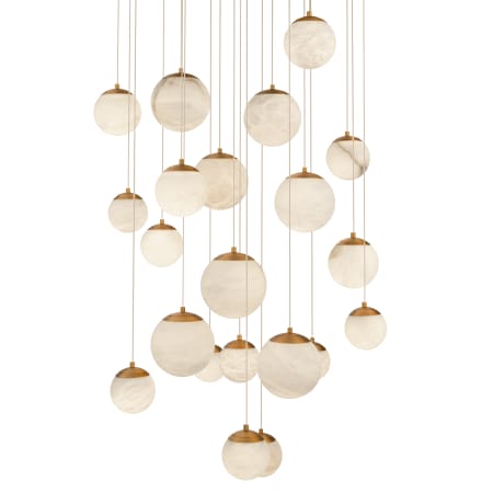 Modern Forms Pisces 21 Light 26" Wide LED Multi Light Pendant Aged Brass