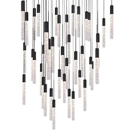Modern Forms Magic 41 Light 36" Wide LED Abstract Multi Light Pendant Black