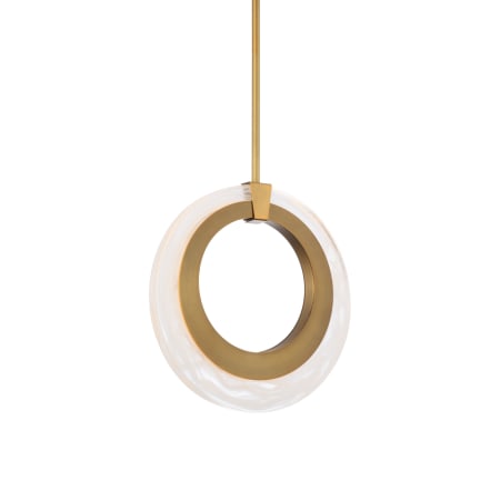 Modern Forms Serenity 1" Wide LED Suspension Mini Pendant Aged Brass
