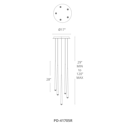 Modern Forms-PD-41705R-Line Drawing