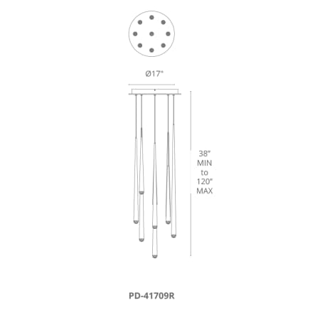 Modern Forms-PD-41709R-Line Drawing