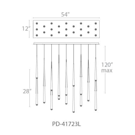 Modern Forms-PD-41723L-Line Drawing