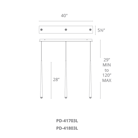 Modern Forms-PD-41803L-Line Drawing