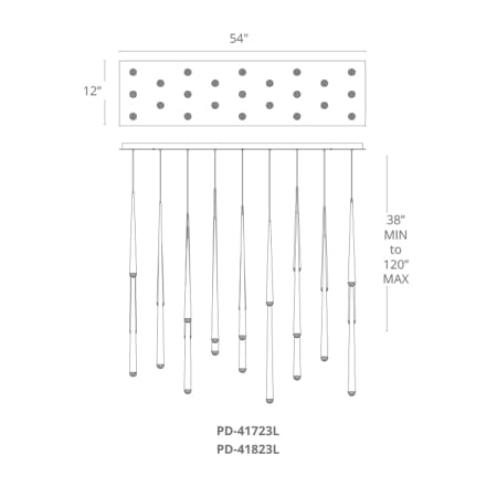 Modern Forms-PD-41823L-Line Drawing