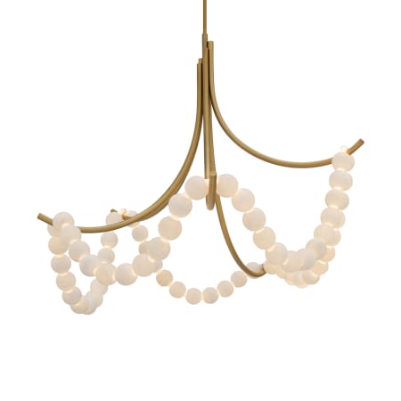 Modern Forms Parel 46" Wide LED Pendant Aged Brass