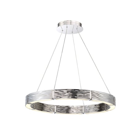 Modern Forms Zelda Light 29" Wide Integrated LED Chandelier Polished Nickel