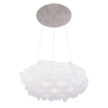 Modern Forms Fluffy 33" Wide LED Chandelier Brushed Nickel