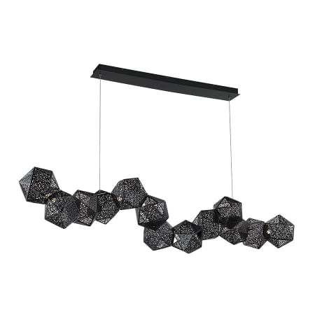 Modern Forms Riddle 64" Wide Integrated LED Linear Chandelier Black