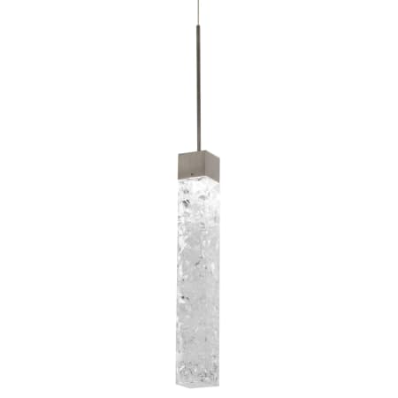 Modern Forms Minx 2" Wide LED Mini Pendant with Reclaimed K5 Crystal Shade Antique Nickel