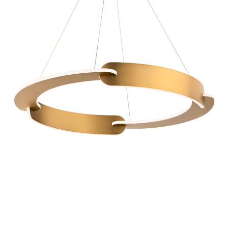 Modern Forms Ilios 4 Light 32" Wide 3000K LED Suspension Pendant Aged Brass