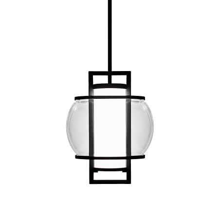 Modern Forms Lucid 1 Light LED Title 24 Compliant Pendant - 14.75 Inches Tall Black